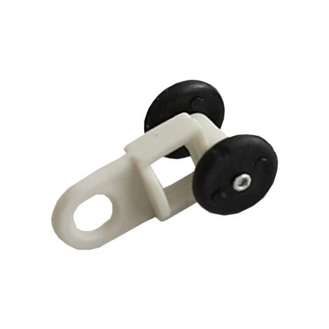 ENLENK 20pcs Glisseur Rail Rideaux Roulette Crochet Roue Rideaux Coulissant Poulie Pour Fenêtre Voilage Galet En Plastique Noir Blanc 3 ENLENK 20pcs Glisseur Rail Rideaux Roulette Crochet Roue Rideaux Coulissant Poulie Pour Fenêtre Voilage Galet En Plastique Noir Blanc – Image 3