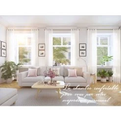 TOPFINEL Rideau Voilage Gris En Effet Lin 140x200cm A Oeillets - Rideaux Voilage Decoration Chambre Semi-Transparent - Rideau Cuisine - Lot De 2 9 TOPFINEL Rideau Voilage Gris En Effet Lin 140x200cm A Oeillets - Rideaux Voilage Decoration Chambre Semi-Transparent - Rideau Cuisine - Lot De 2 -Rideau et tringle Soldes 2024 55391715 5