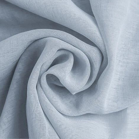 TOPFINEL Rideau Passant Tringle 140x160cm Voilage Gris Foncé Transparent En Effet Lin Décoration D'intérieur De Fenêtre De Salon Chambre Cuisine - 2 Panneaux 3 TOPFINEL Rideau Passant Tringle 140x160cm Voilage Gris Foncé Transparent En Effet Lin Décoration D'intérieur De Fenêtre De Salon Chambre Cuisine - 2 Panneaux – Image 3