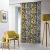 1001KDO POUR LA MAISON Rideau A Oeillets Microfibre Art Floral