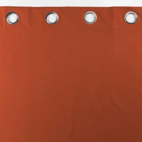 1001KDO POUR LA MAISON Rideau A Oeillets Occultant 140x260cm Obscure Terracotta 4 1001KDO POUR LA MAISON Rideau A Oeillets Occultant 140x260cm Obscure Terracotta – Image 4