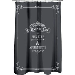 1001KDO POUR LA MAISON Rideau De Douche Le Temps Du Bain