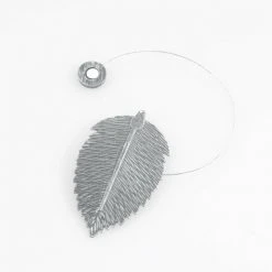 1001KDO POUR LA MAISON 1 Embrasse Aimantee Feuilletine Gris Argent