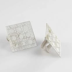 1001KDO POUR LA MAISON 2 Embrasses Patine Emerie Blanc