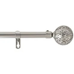 1001KDO POUR LA MAISON Kit De Tringle Globe Chrome
