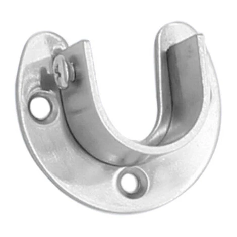 ILOVEMILAN 2 Supports De Tube Rond Pour Tringle à Rideau (32 Mm/bride Ouverte Argent) 2 ILOVEMILAN 2 Supports De Tube Rond Pour Tringle à Rideau (32 Mm/bride Ouverte Argent) – Image 2