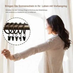 Lot De 30 Anneaux De Rideaux De 38 Mm Avec Clips En Métal Avec Crochets 40 Mm D'épaisseur Marron FUIENKO 7 Lot De 30 Anneaux De Rideaux De 38 Mm Avec Clips En Métal Avec Crochets 40 Mm D'épaisseur Marron FUIENKO -Rideau et tringle Soldes 2024 56060905 4