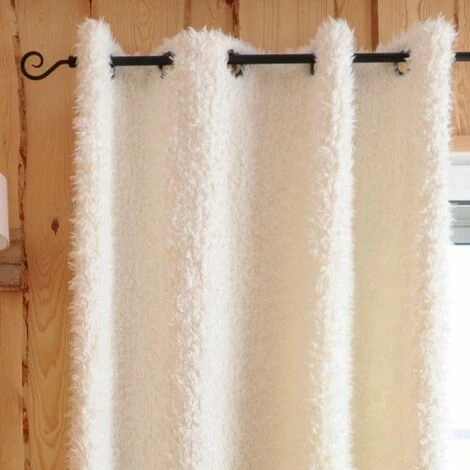 EMINZA Rideau (135 X H250 Cm) Mouton Blanc 3 EMINZA Rideau (135 X H250 Cm) Mouton Blanc – Image 3