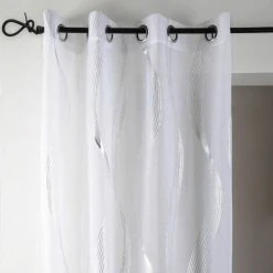 STOF Voilage (135 X H240 Cm) Essaouira Blanc -Rideau et tringle Soldes 2024 56363772 3