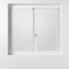 1001KDO POUR LA MAISON Paire De Rideaux Voile 60 X 120 Cm Sandras Blanc