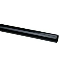 SECODIR Tringle à Rideau Acier ø20 Longueur 1.50m Laque - Noir Mat C179