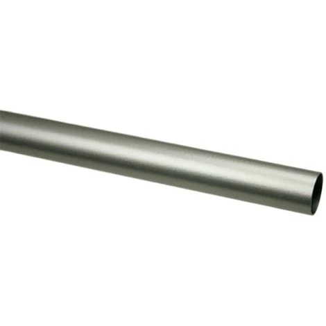 SECODIR Tringle à Rideau Acier ø20 Longueur 1.50m Laque - Nickel Satiné 1 SECODIR Tringle à Rideau Acier ø20 Longueur 1.50m Laque - Nickel Satiné