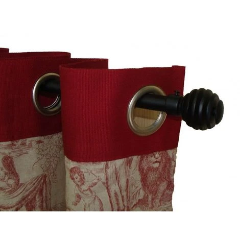 SECODIR Kit Tringle Extensible ø 19/16mm Soho 165 à 310cm - Noir Mat C179 2 SECODIR Kit Tringle Extensible ø 19/16mm Soho 165 à 310cm - Noir Mat C179 – Image 2