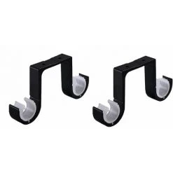 LUCKY-88 Support De Tringle à Rideau 2 Pièces Support Mural Double Tringle à Rideau Plafond Alliage D'aluminium Antirouille Adapté Au Diamètre De La Tige 28-33mm