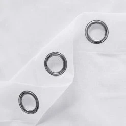 Deconovo Lot De 1 Rideau Voilage Salon Chambre, 140x180 Cm, Blanc 7 Deconovo Lot De 1 Rideau Voilage Salon Chambre, 140x180 Cm, Blanc -Rideau et tringle Soldes 2024 58079892 3