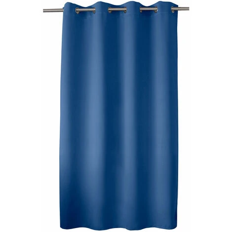 ENJOY HOME Rideau Occultant Polyester 8 Oeillets OBSKUR - 140 X 180 Cm Uni BLEU COBALT 4 ENJOY HOME Rideau Occultant Polyester 8 Oeillets OBSKUR - 140 X 180 Cm Uni BLEU COBALT – Image 4