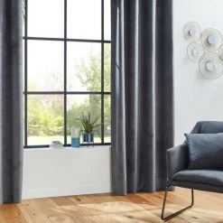 ATMOSPHERA Rideau Occultant (140 X H260) Otto Gris 5 ATMOSPHERA Rideau Occultant (140 X H260) Otto Gris -Rideau et tringle Soldes 2024 58492585 3