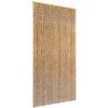 GROSMONDE 90 X 220 Cm Rideau Porte Contre Insectes Bambou Pare-vue Moustiquaire