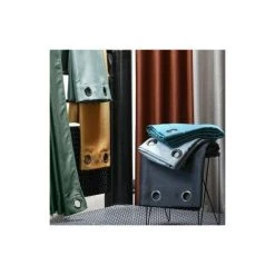 LOVELY CASA Rideau Occultant (140 X 260 Cm) Edimbourg Vert Kaki