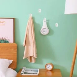 TINOR 10Pcs Crochets Autocollants, Crochets Adhésifs, Supports Pour Tringles, Tringle Sans Percage Crochets Autocollants Pour Barres De Rideaux 9 TINOR 10Pcs Crochets Autocollants, Crochets Adhésifs, Supports Pour Tringles, Tringle Sans Percage Crochets Autocollants Pour Barres De Rideaux -Rideau et tringle Soldes 2024 59683901 5