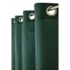 RIDEAUDISCOUNT Rideau 140 X 260 Cm à Œillets Effet Soie Vert Emeraude - Vert