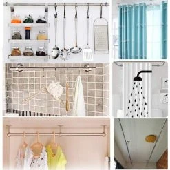 DKSFJKL 2 Pièces Support De Tringle à Rideau, Acier Inoxydable Support Tringle Penderie, 22mm De Diamètre, Pour Rideau De Douche, Penderie, Tringle à Levier, Support De Tuyau, Douille (76mm De Hauteur) 9 DKSFJKL 2 Pièces Support De Tringle à Rideau, Acier Inoxydable Support Tringle Penderie, 22mm De Diamètre, Pour Rideau De Douche, Penderie, Tringle à Levier, Support De Tuyau, Douille (76mm De Hauteur) -Rideau et tringle Soldes 2024 60289245 5