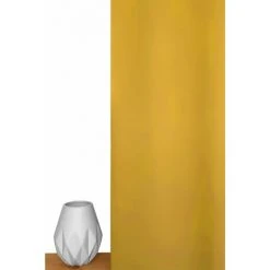 RIDEAUDISCOUNT Rideau Occultant 140 X 240 Cm à Œillet Uni Jaune - Jaune 8 RIDEAUDISCOUNT Rideau Occultant 140 X 240 Cm à Œillet Uni Jaune - Jaune -Rideau et tringle Soldes 2024 60356743 4
