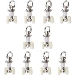 MACARON Crochet à Rideau En Plastique Curtain 20pcs LO-Ron