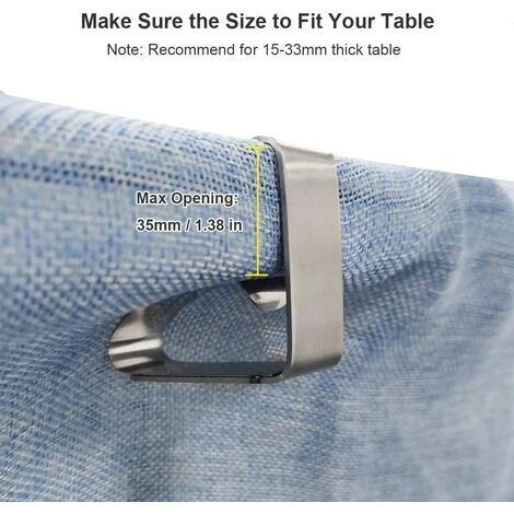 ZOLGINAH Lot De 8 Pinces Pour Nappe Décoratives En Acier Inoxydable épais - Pour Pique-nique, Barbecue, Mariage, Fête - Argenté – Feuille 3 ZOLGINAH Lot De 8 Pinces Pour Nappe Décoratives En Acier Inoxydable épais - Pour Pique-nique, Barbecue, Mariage, Fête - Argenté – Feuille – Image 3