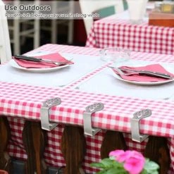 ZOLGINAH Lot De 8 Pinces Pour Nappe Décoratives En Acier Inoxydable épais - Pour Pique-nique, Barbecue, Mariage, Fête - Argenté – Feuille 9 ZOLGINAH Lot De 8 Pinces Pour Nappe Décoratives En Acier Inoxydable épais - Pour Pique-nique, Barbecue, Mariage, Fête - Argenté – Feuille -Rideau et tringle Soldes 2024 61076672 5