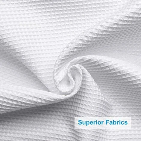 BAICCCF Rideau De Douche Gaufré 100*180cm, Rideaux De Douche En Tissu Résistant Avec Tissage Gaufré Rideaux De Douche De Salle De Bain De Qualité Hôtelière 5 BAICCCF Rideau De Douche Gaufré 100*180cm, Rideaux De Douche En Tissu Résistant Avec Tissage Gaufré Rideaux De Douche De Salle De Bain De Qualité Hôtelière – Image 5