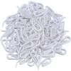 EINEMGELD Schneespitze 200Pcs Paquets De Crochets De Rideau Crochets Rideaux En Plastique Crochet Tringle à Rideaux Pour Rideaux De Douche/Draperies/Rideaux De FenêTre/Plis Au Crayon, 28 X 12 Mm