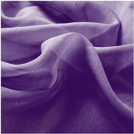 2 Rideau Translucide Pour Windows Lilas 150x260 Cm - Acomoda Textil. 3 2 Rideau Translucide Pour Windows Lilas 150x260 Cm - Acomoda Textil. – Image 3