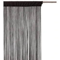 ATMOSPHERA Rideau Fils - 120 X 240 Cm - 120 X 240 - Noir