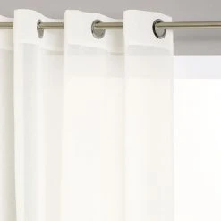 ATMOSPHERA Voilage Etamine - 140 X 240 - 140 X 240 - Ivoire