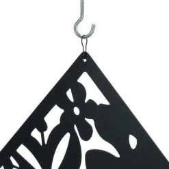 Thsinde 12 Pcs Séparateurs De Pièce En Plastique Suspendus Pour Chambre Salon Salle à Manger Bar École Hôtel Décoration (Noir, 40x40cm) -Rideau et tringle Soldes 2024 64465189 4