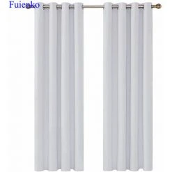 OUSUDELA Paire De Rideaux Occultant Blanc Cassé 132*274cm