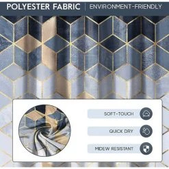 KAEJYIUT Rideau De Douche Marbre,Blanc Rideau De Douche Textile Pour Hôtel/Spa/Ferme,Standard Size Rideau De Douche Imperméable Et Lavable 7 KAEJYIUT Rideau De Douche Marbre,Blanc Rideau De Douche Textile Pour Hôtel/Spa/Ferme,Standard Size Rideau De Douche Imperméable Et Lavable -Rideau et tringle Soldes 2024 64703888 3