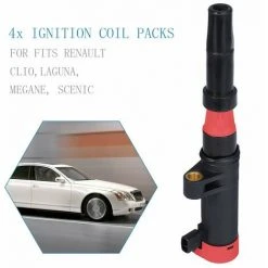 LIFCAUSAL Lot De 4 Bobines D'allumage Pour Renault Clio Laguna Megane Scenic -Rideau et tringle Soldes 2024 64901100 3