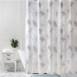 YIDOMDE Rideau De Salle De Bain, 180 X 180 Cm, Rideau De Douche/baignoire Avec Crochets, Rideau Imperméable/antimois/antibactérien, Rideau Lavable En Machine, Rideau De Douche Imperméable