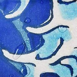 YIDOMDE Rideau De Douche Avec Des Crochets Haute Qualité Imperméable Antimoisissure Facile à Nettoyer Beau Imprimé … (Vague) -Rideau et tringle Soldes 2024 65746497 5