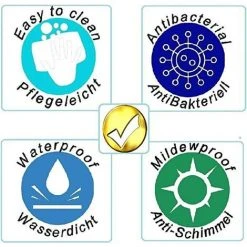 YIDOMDE Rideau Douche Retro Fleurs Et Papillons Rideau De Douche Blanc Rose Rideau Baignoire 120x180CM -Rideau et tringle Soldes 2024 65746513 5