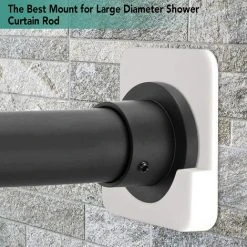 HKLFFJA Support De Tringle De Rideau De Douche Autocollant Support De Tringle De Douche Pour Mur Support De Tringle Blanc Support Mural Pour Tringle De Rideau De Douche (tringle De Rideau De Douche Non Incluse) -Rideau et tringle Soldes 2024 65747448 5