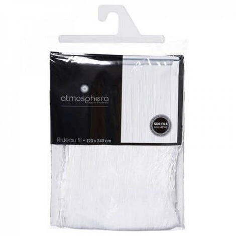 EASY Rideau Fil Blanc 120x240, Blanc 2 EASY Rideau Fil Blanc 120x240, Blanc – Image 2