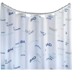 WENKO Barre De Douche Arrondie Extensible, Barre De Douche Télescopique, Longueur Adaptable, à Percer, Matériel De Fixation Inclus, Aluminium Inox, 80x80 - 90x90 Cm, ø2.5 Cm, Blanc