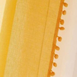 LC Paire De Rideau Avec Passe Tringle, Moutarde 2 X 7 5 LC Paire De Rideau Avec Passe Tringle, Moutarde 2 X 7 -Rideau et tringle Soldes 2024 65784058 3