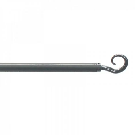 LC Tringle Deco Extensible 10mm, Gris 40 60 Cm, Fer 1 LC Tringle Deco Extensible 10mm, Gris 40 60 Cm, Fer