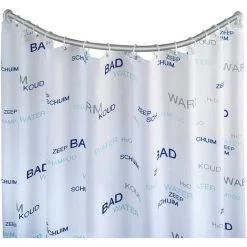 WENKO Barre De Douche Arrondie Extensible, Barre De Douche Télescopique, Longueur Adaptable, à Percer, Matériel De Fixation Inclus, Aluminium Inox, 80x80 - 90x90 Cm, ø2.5 Cm, Brillant