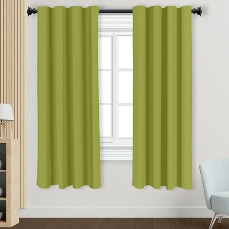 YIENJAOY Rideaux Occultants Isolant Thermique, Rideaux Pour Chambre Fille, Design Moderne à Oeillets, 108x137 CM , 2 Pièces,3# 1 YIENJAOY Rideaux Occultants Isolant Thermique, Rideaux Pour Chambre Fille, Design Moderne à Oeillets, 108x137 CM , 2 Pièces,3#