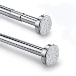 PESCE Tringle Télescopique En Acier Inoxydable 85 Cm-140 Cm Extensible, Tringle à Rideau De Douche Sans Perçage, Tige De Serrage Réglable En Tournant, Maintien Plus Sûr Comme Tringle De Douche, Tringle à Rideau, Tringle à Vêtements. -Rideau et tringle Soldes 2024 65820543 4